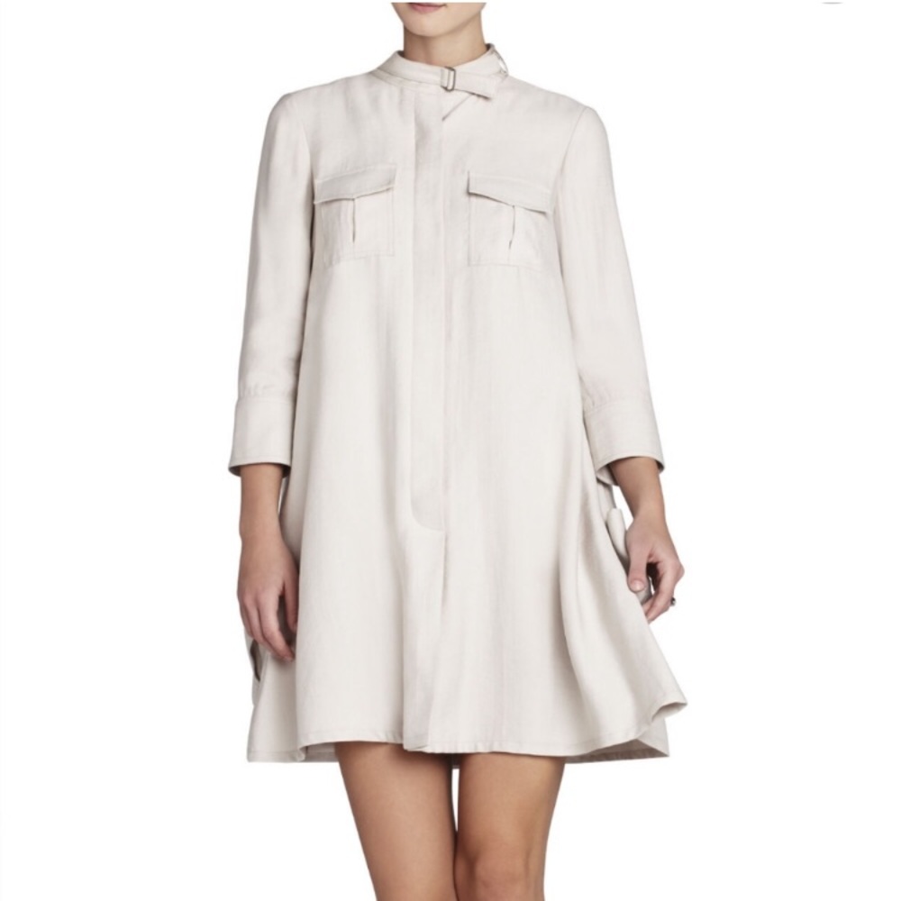 Linen Shirtdress BCBG MAXAZRIA